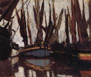 Claude Monet Fishing Boats oil